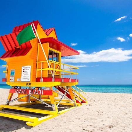 South Beach 2 Bedroom Family & Pet Friendly Apartment With Balcony & Free Parking Miami Beach Ngoại thất bức ảnh
